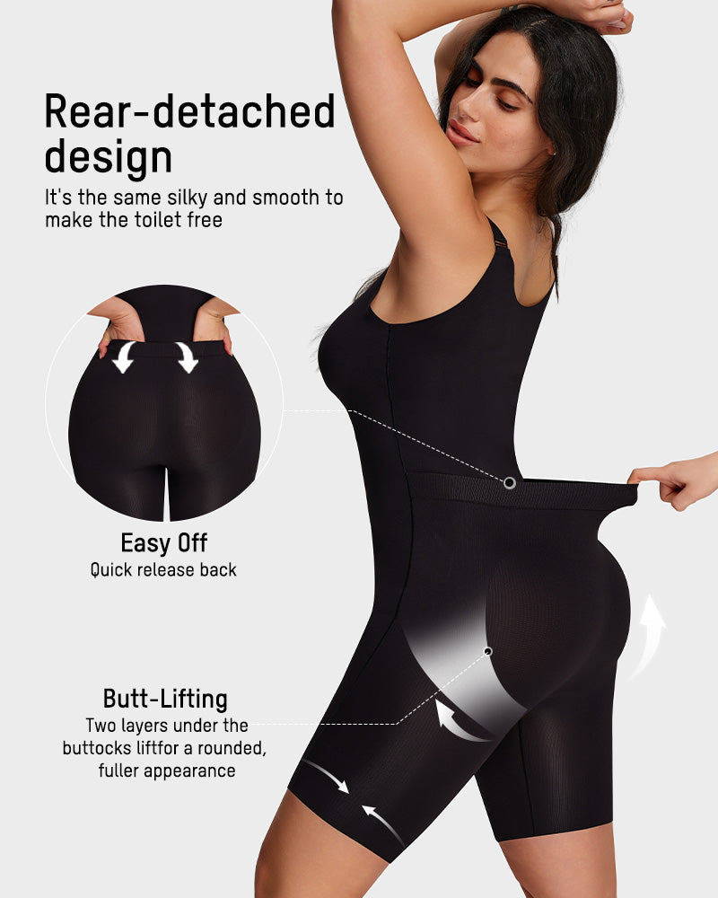 Easyslide™ Zipper Lightweight Sculpting Bodysuit（直播链接）