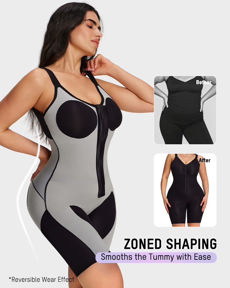 Easyslide™ Zipper Lightweight Sculpting Bodysuit（直播链接）