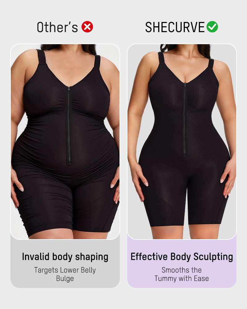 Easyslide™ Zipper Lightweight Sculpting Bodysuit（直播链接）