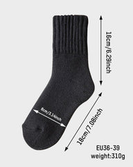 Kuschelige Rippstrick-Socken mit Fleecefutter