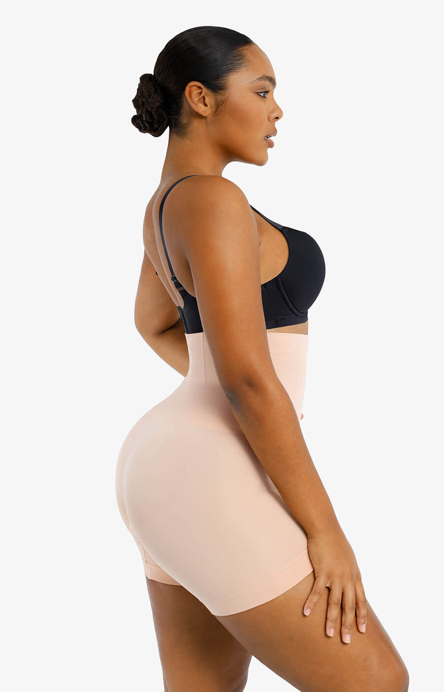 Bequeme High-Waist Shaping-Shorts mit Stützstäbchen