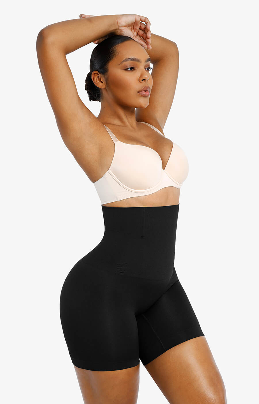 Bequeme High-Waist Shaping-Shorts mit Stützstäbchen