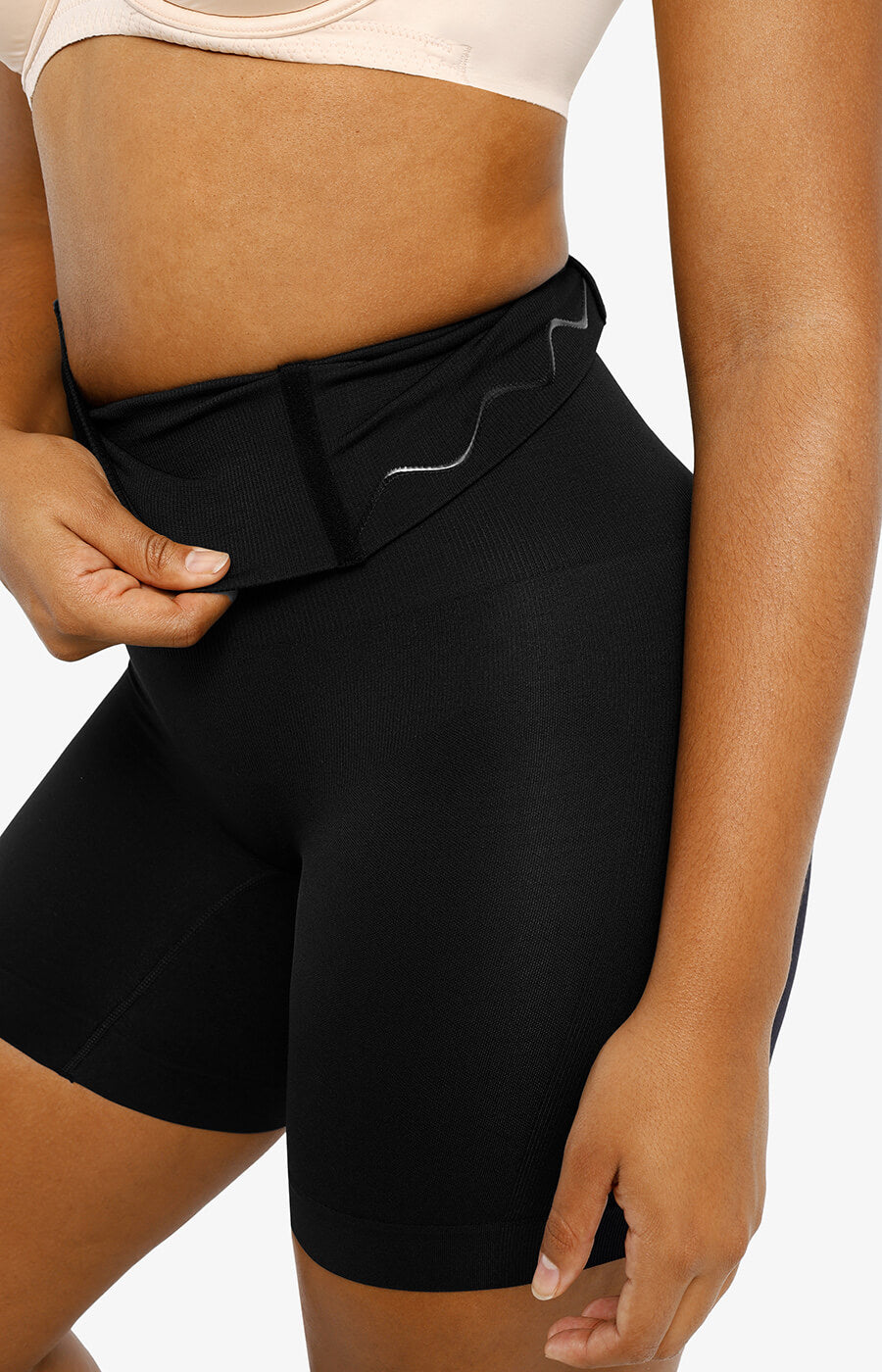Bequeme High-Waist Shaping-Shorts mit Stützstäbchen