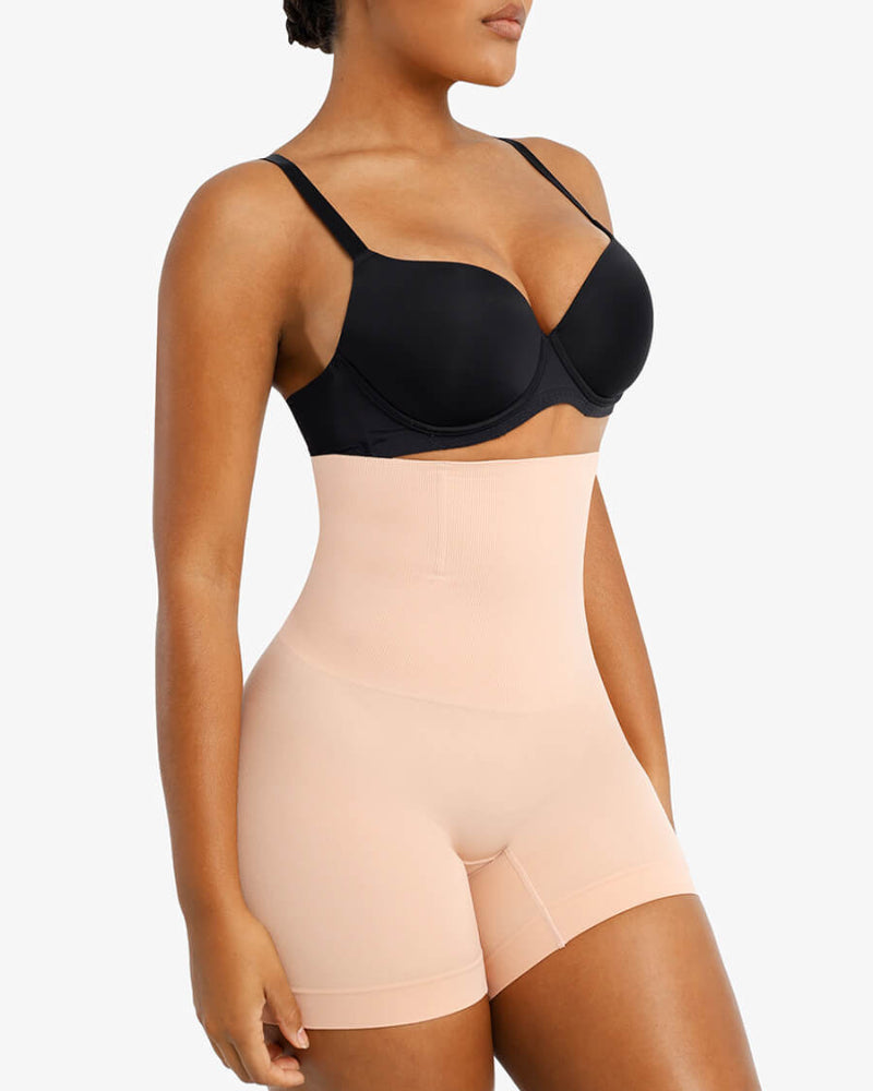 Bequeme High-Waist Shaping-Shorts mit Stützstäbchen