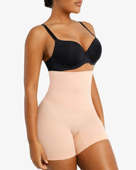 Bequeme High-Waist Shaping-Shorts mit Stützstäbchen