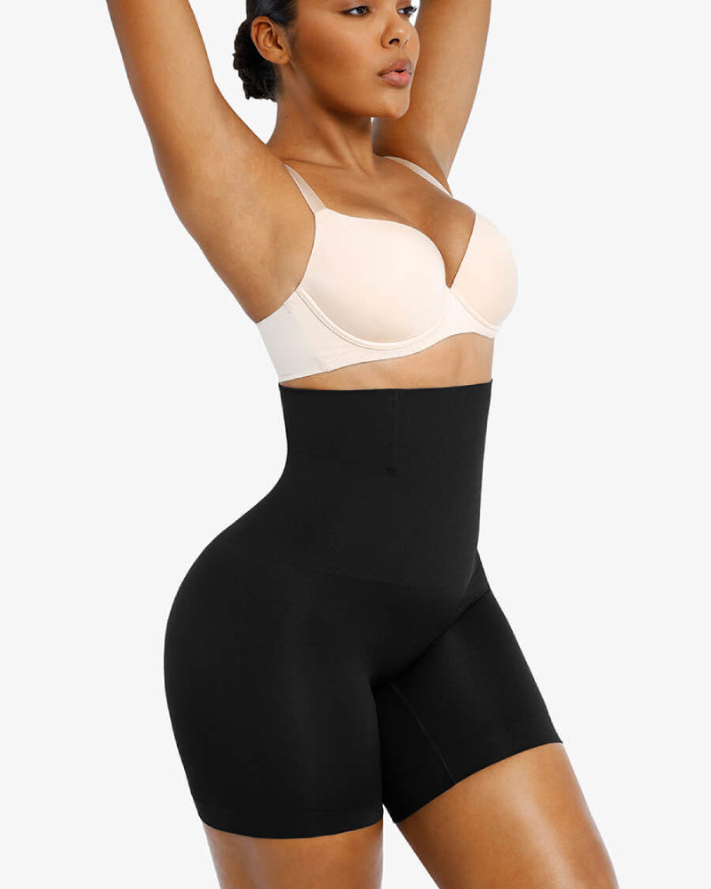 Bequeme High-Waist Shaping-Shorts mit Stützstäbchen