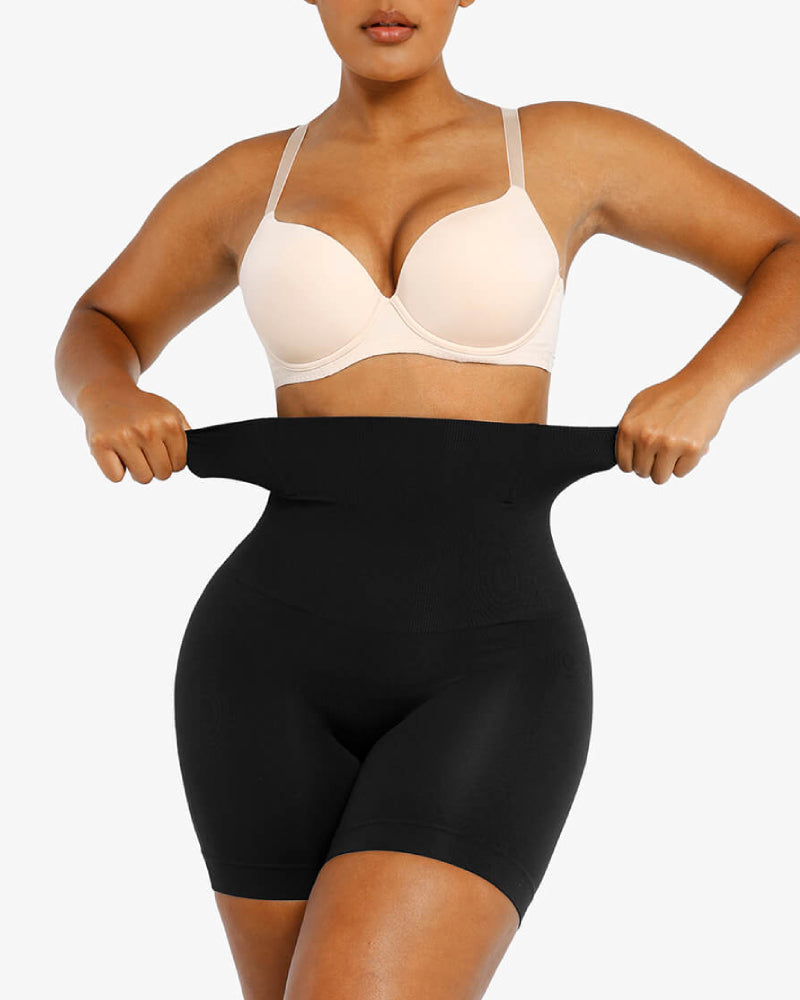Bequeme High-Waist Shaping-Shorts mit Stützstäbchen