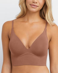 Tiefer V-Drahtlos-Bralette für perfekten Halt und Komfort