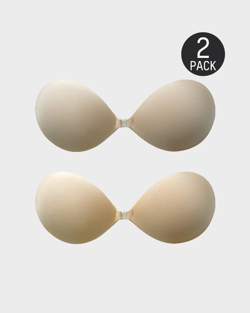 Unsichtbarer Push-up BH zum Kleben mit Frontverschluss (2 Paar)