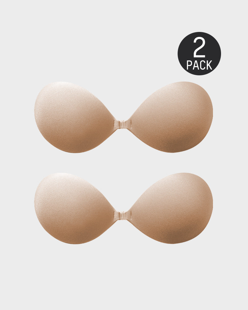 Unsichtbarer Push-up BH zum Kleben mit Frontverschluss (2 Paar)