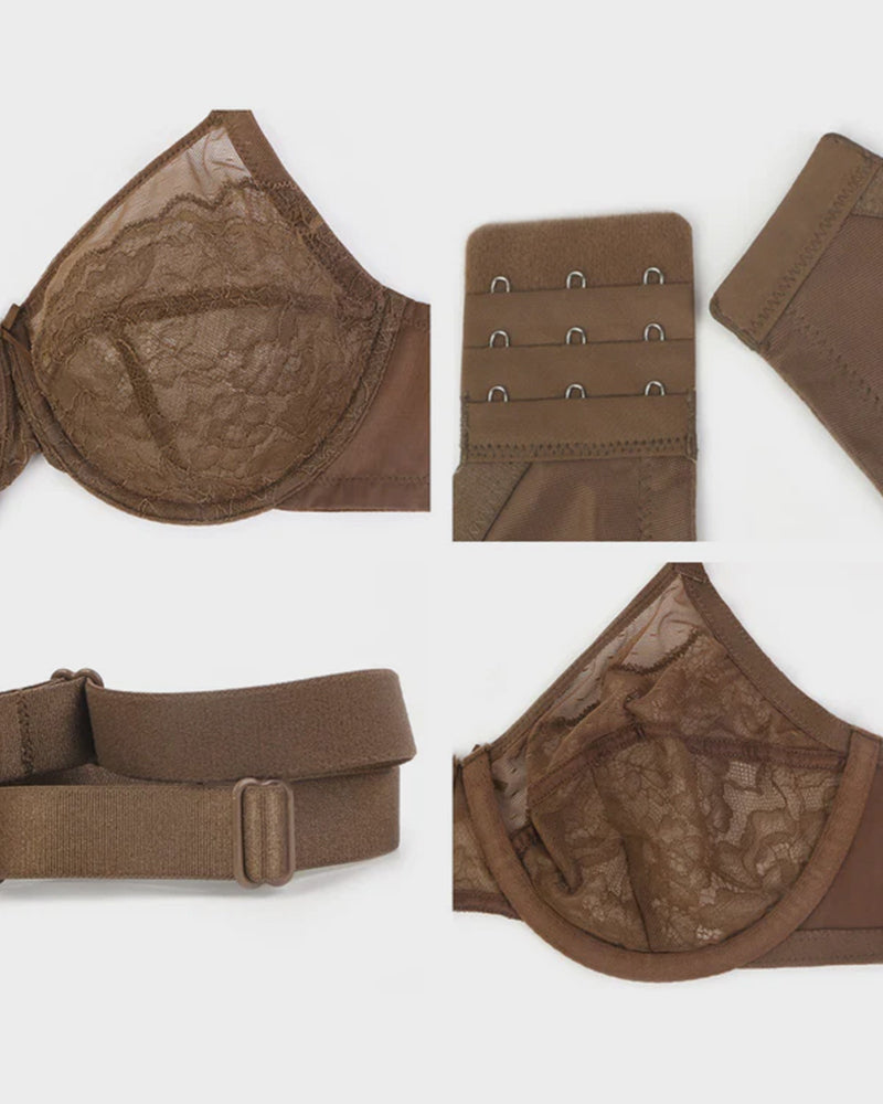 Vollschalen-Spitzen-Minimizer-BH – Petal-Coffee