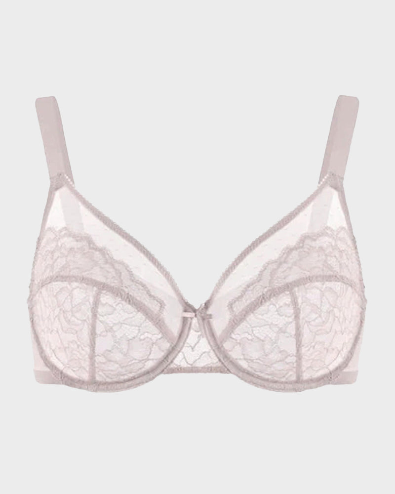Spitzen-Mininmizer-BH mit voller Abdeckung – Petal