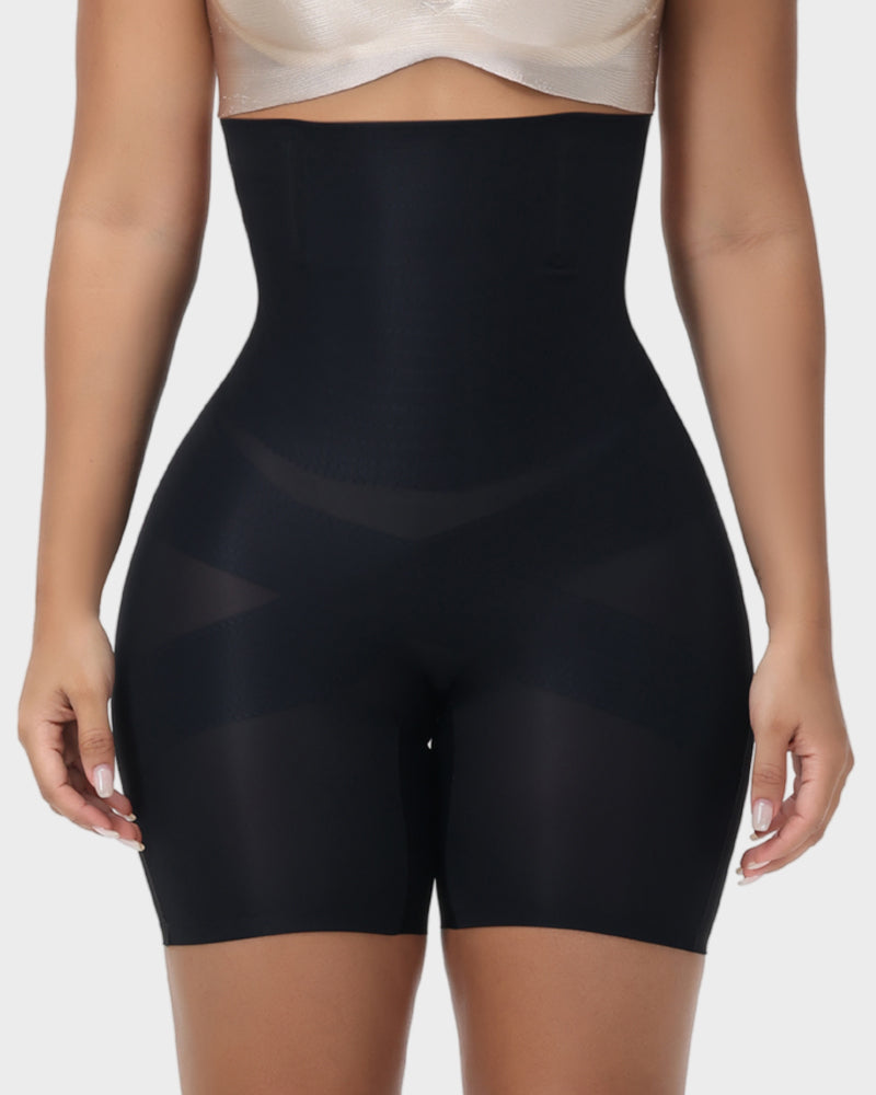 High-Waist Shaping-Shorts mit Kreuz-Kompression