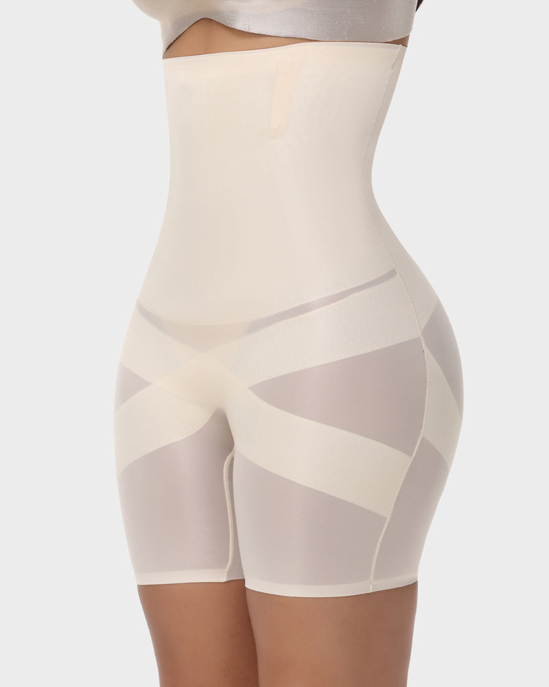 High-Waist Shaping-Shorts mit Kreuz-Kompression