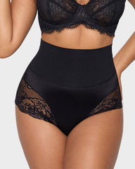 Nahtloser Spitzenformslip mit hohem Bund (3er-Pack)
