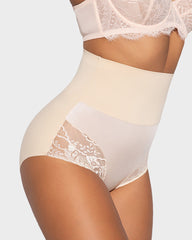 Nahtloser Spitzenformslip mit hohem Bund (3er-Pack)