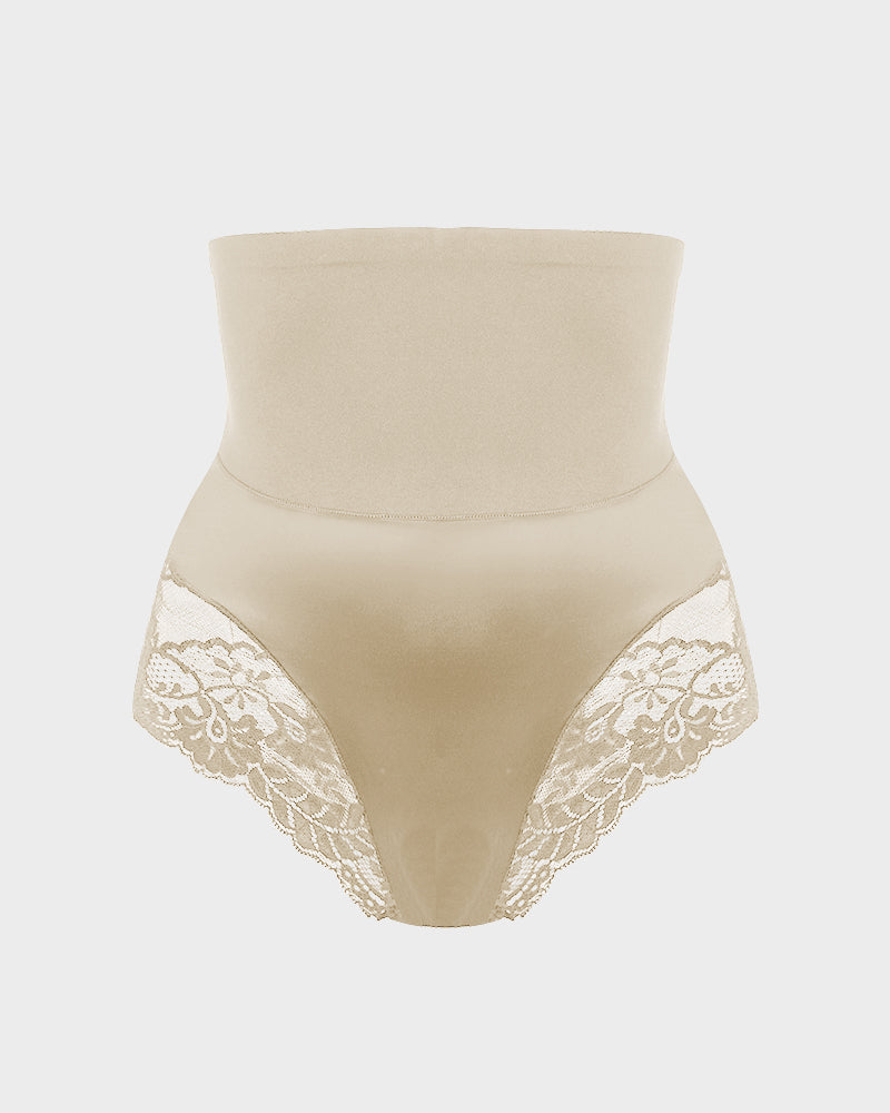 Nahtloser Spitzenformslip mit hohem Bund (3er-Pack)