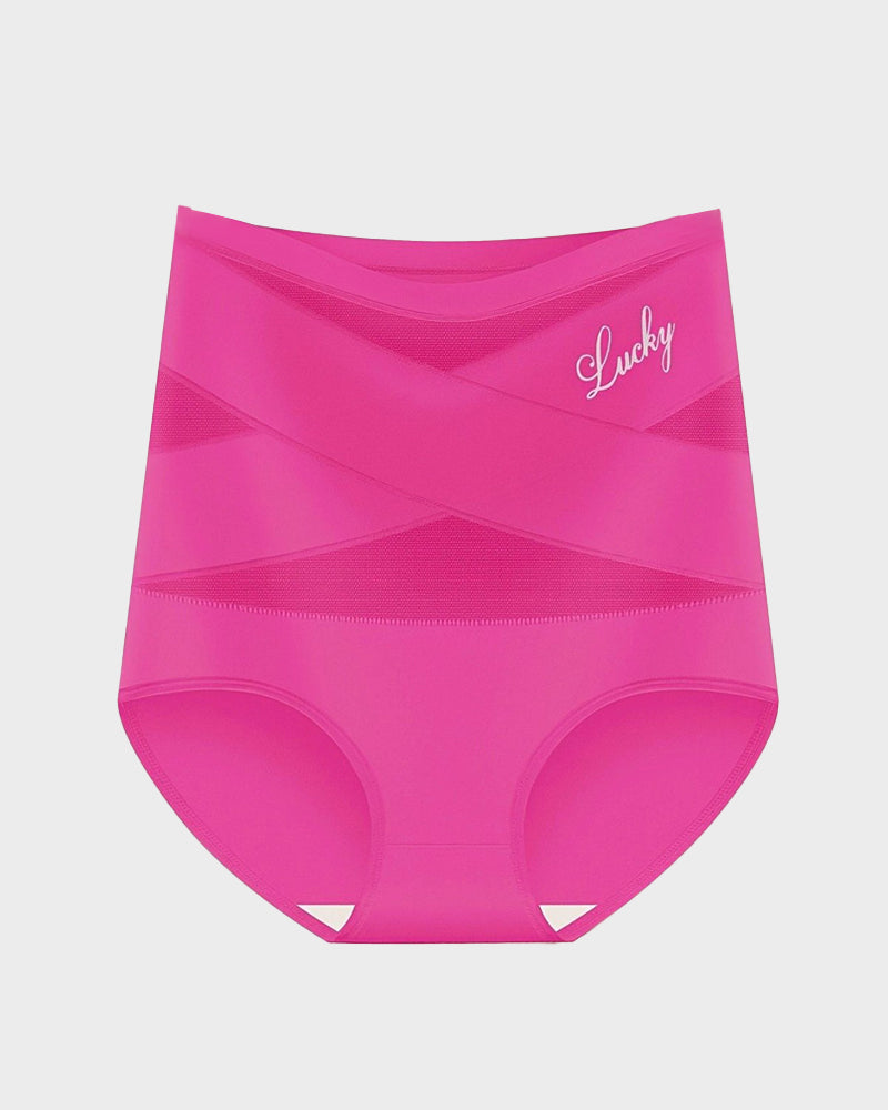 Nahtlose High-Waist Shaping-Slips mit Bauchkontrolle (4er-Pack)