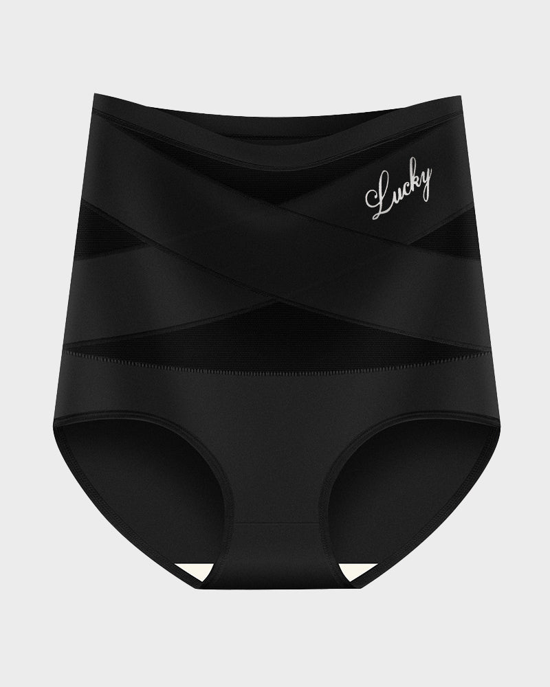Nahtlose High-Waist Shaping-Slips mit Bauchkontrolle (4er-Pack)