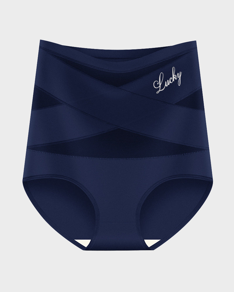 Nahtlose High-Waist Shaping-Slips mit Bauchkontrolle (4er-Pack)