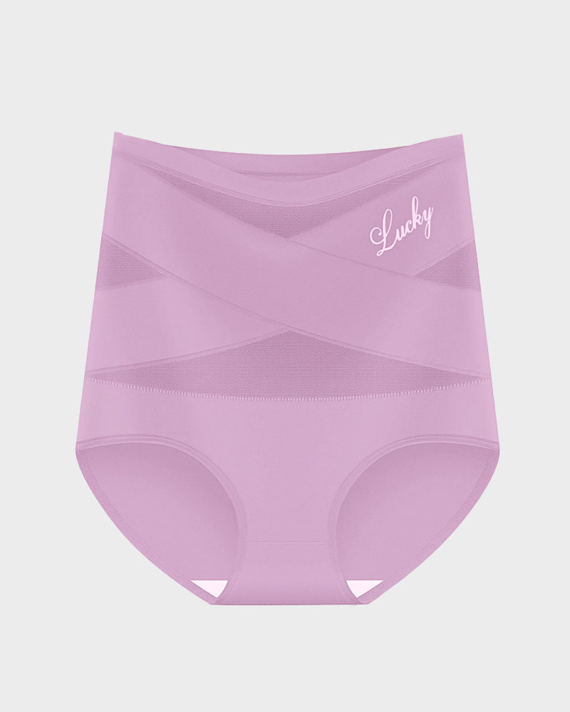 Nahtlose High-Waist Shaping-Slips mit Bauchkontrolle (4er-Pack)