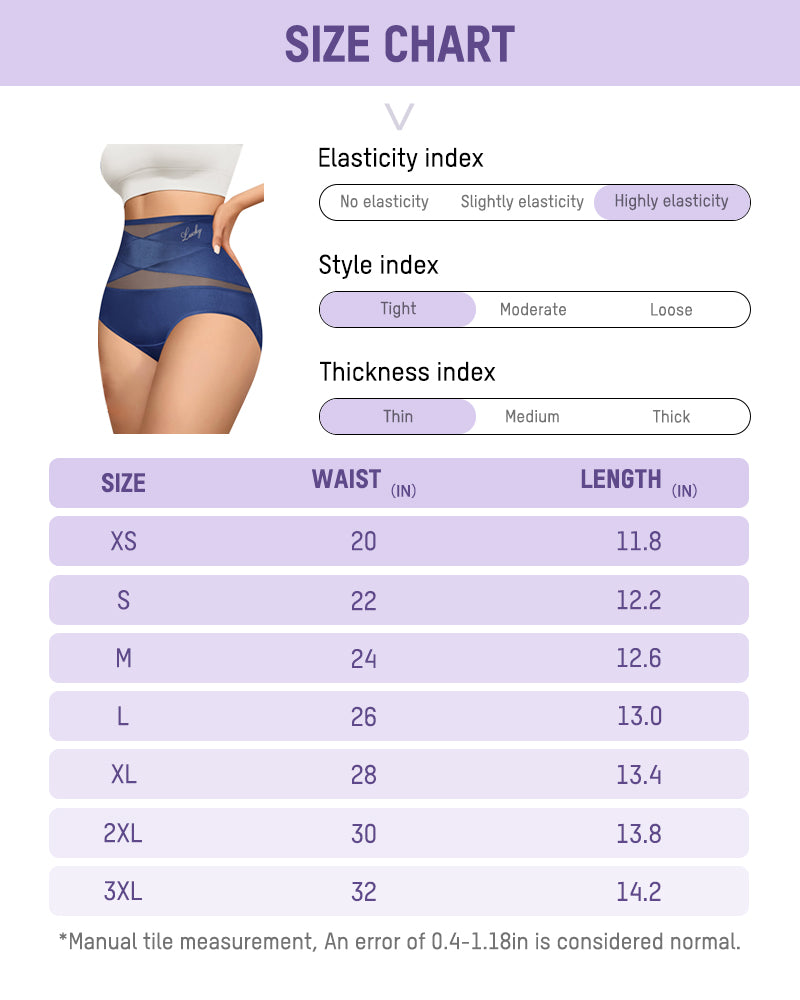 Nahtlose High-Waist Shaping-Slips mit Bauchkontrolle (4er-Pack)