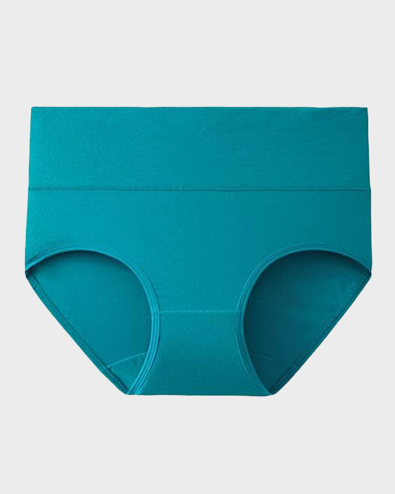 Hoch taillierte Baumwollslips mit voller Abdeckung – 4er-Pack
