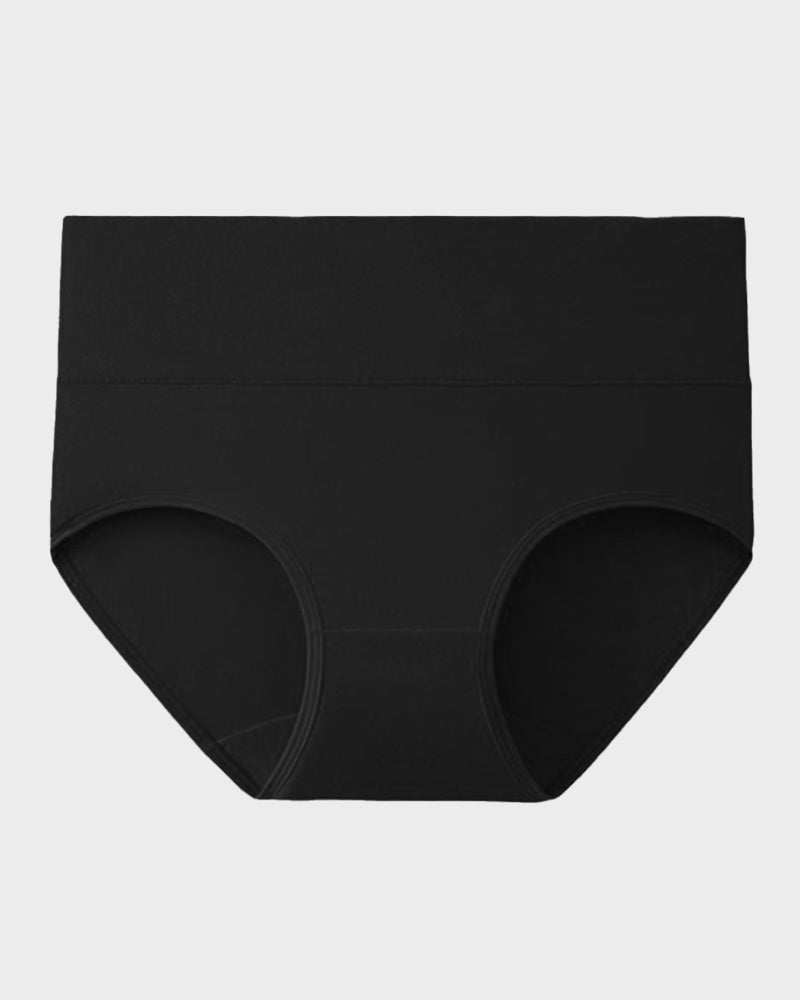 Hoch taillierte Baumwollslips mit voller Abdeckung – 4er-Pack