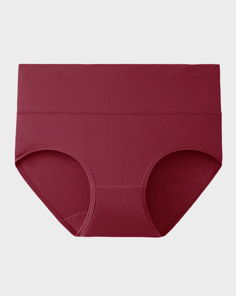 Hoch taillierte Baumwollslips mit voller Abdeckung – 4er-Pack