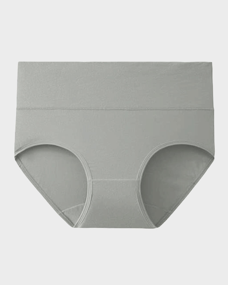 Hoch taillierte Baumwollslips mit voller Abdeckung – 4er-Pack