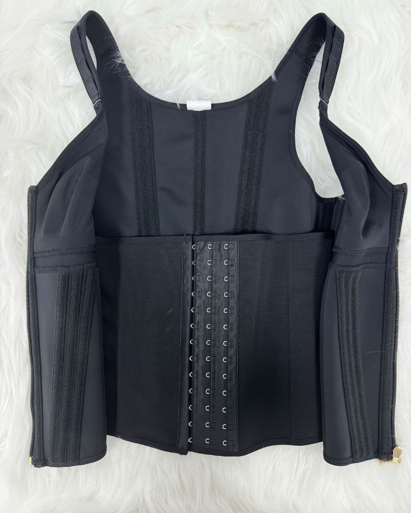 Doppellagiger Taillenformer mit Bauchkontrolle und integriertem BH