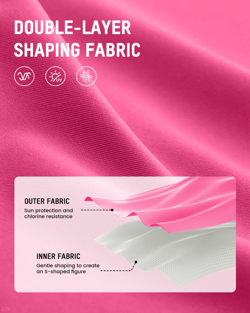 Plunge Underwire Tummy Control One-Piece Swimsuit