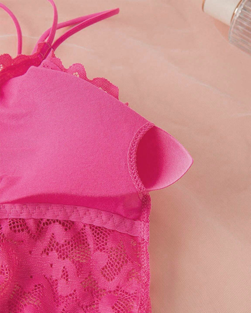 Romantisches Spitzen-Set – Bralette & Slip im zarten Look