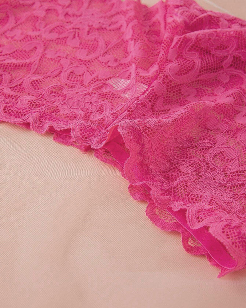 Romantisches Spitzen-Set – Bralette & Slip im zarten Look
