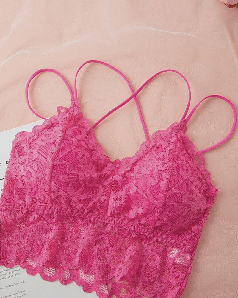Romantisches Spitzen-Set – Bralette & Slip im zarten Look