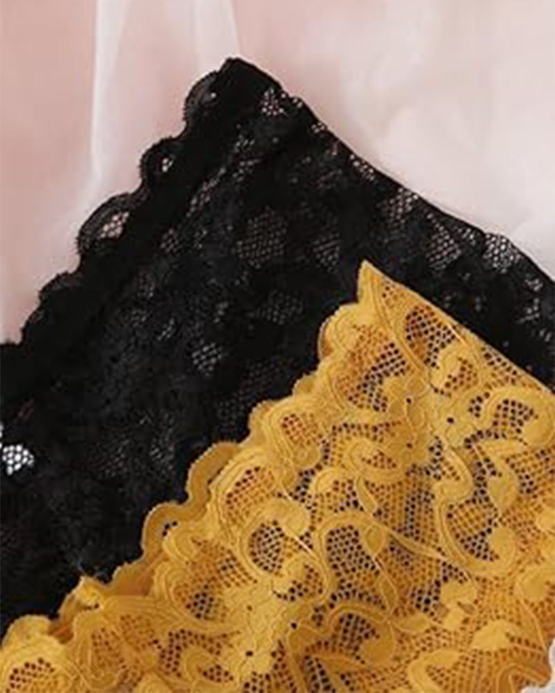 Romantisches Spitzen-Set – Bralette & Slip im zarten Look