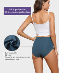 Nahtlose High-Waist Slips im 6er-Pack – Unsichtbarer Tragekomfort