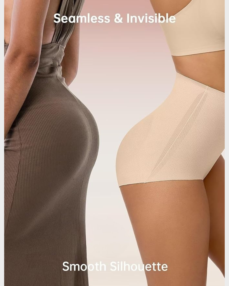 Nahtloser High-Waist Shaping-Slip mit Bauchkontrolle (3er-Pack)