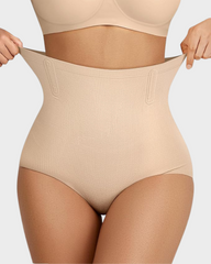 Nahtloser High-Waist Shaping-Slip mit Bauchkontrolle (3er-Pack)