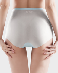 Nahtlose High-Waist-Slips aus Eis-Seide mit Bauchkontrolle (4er-Pack)