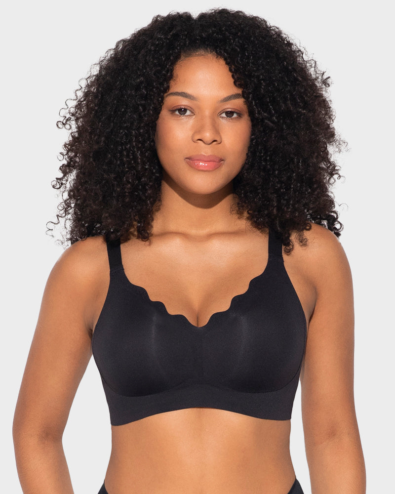Nahtloser Komfort Push-Up-BH mit Glättungseffekt