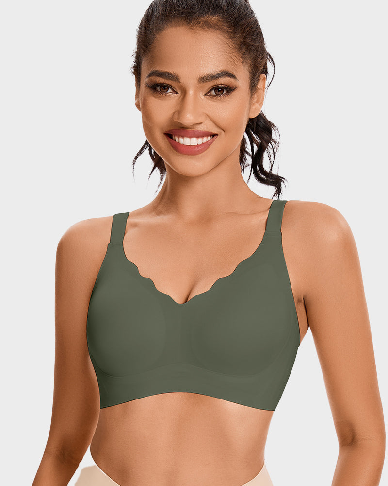 Nahtloser Komfort Push-Up-BH mit Glättungseffekt