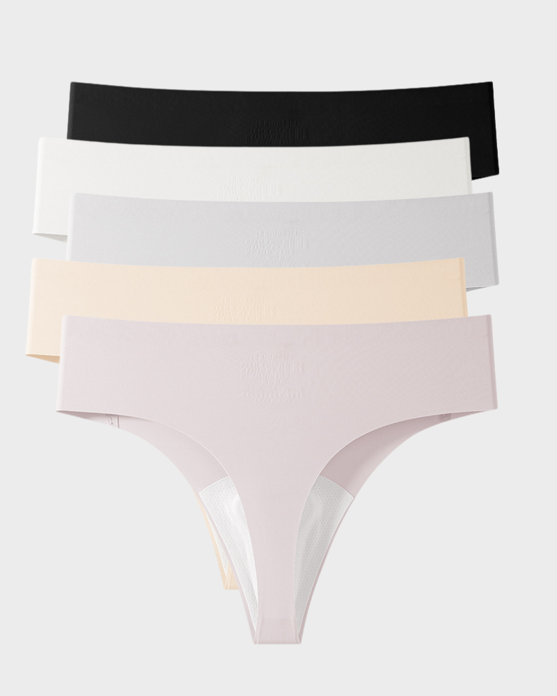 Nahtlose Slips gegen Camel Toe – 5er-Pack
