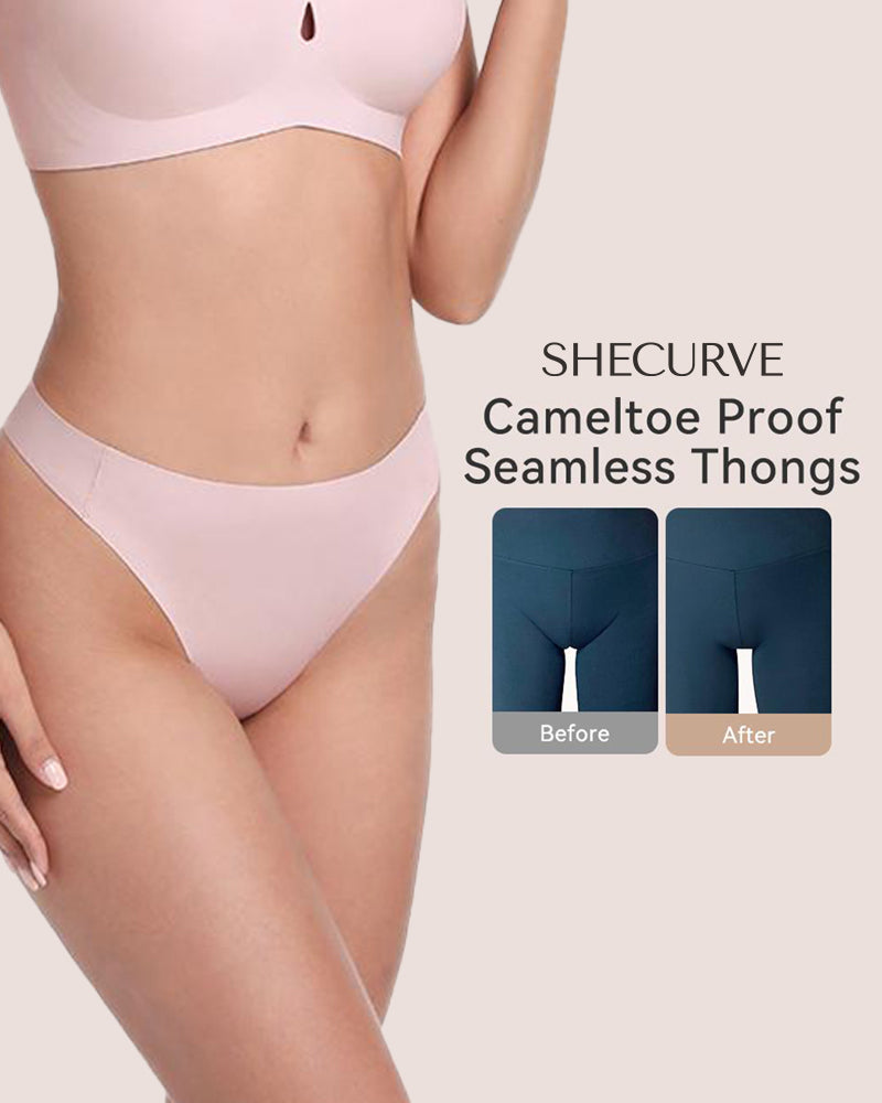 Nahtlose Slips gegen Camel Toe – 5er-Pack