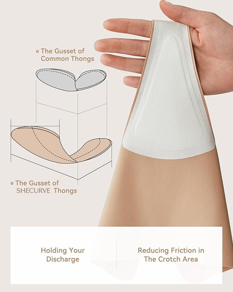 Nahtlose Slips gegen Camel Toe – 5er-Pack
