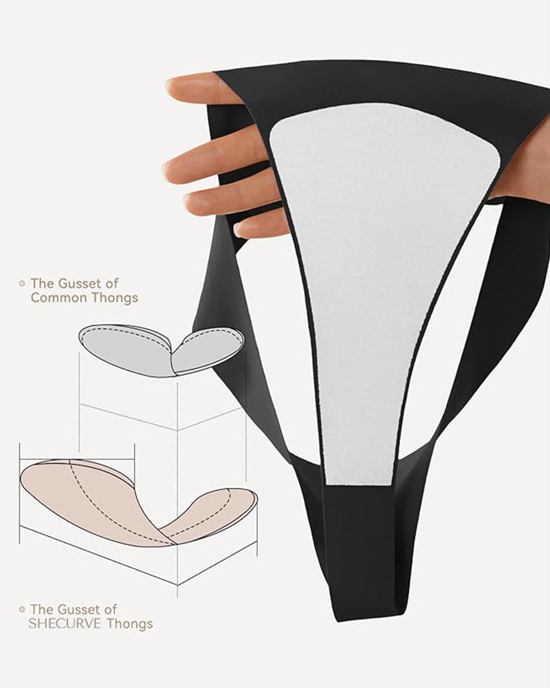 Nahtlose Slips gegen Camel Toe – 5er-Pack