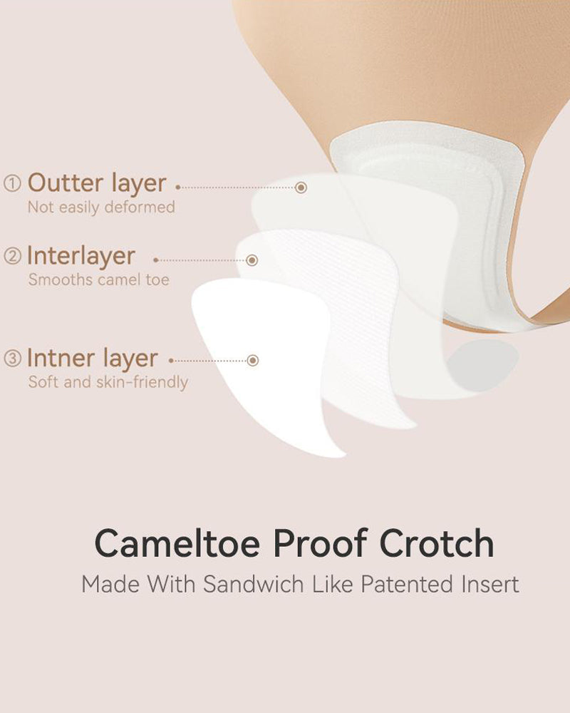 Nahtlose Slips gegen Camel Toe – 5er-Pack