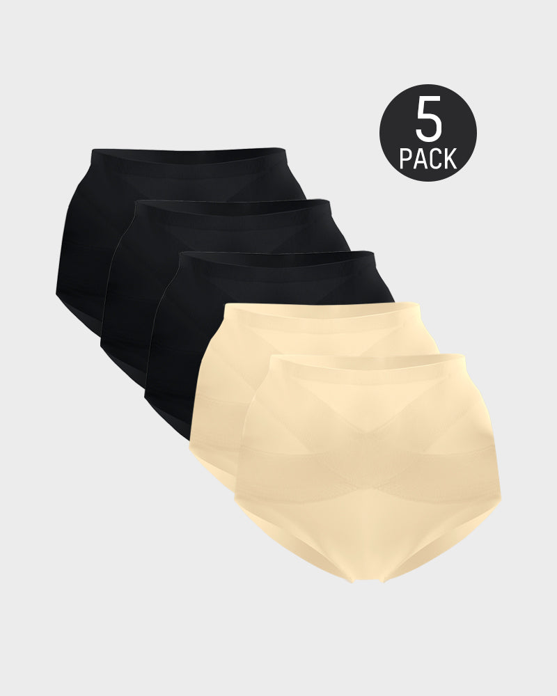 Nahtloser Formslip mit hohem Bund (5er-Pack)
