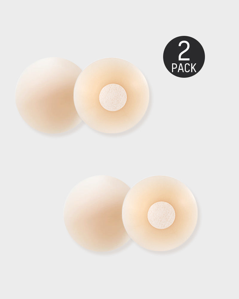 Nahtlose, kleberfreie Nipple-Cover (2 Paar)