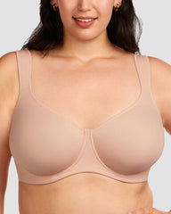 Weicher Plus-Size Minimizer-BH, Vollschale, ungefüttert